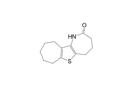 3,4,5,7,8,9,10,11-Octahydrocyclohepta[4,5]thieno[3,2-b]azepin-2(1H)-one