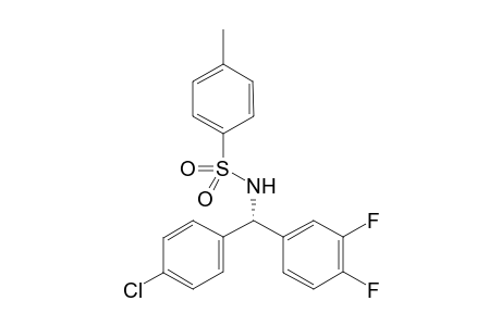 (S)-N-((4-Chlorophenyl)(3,4-difluorophenyl)methyl)-4-methylbenzenesulfonamide