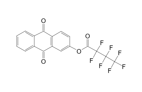 2-Hydroxyanthraquinone, heptafluorobutyrate