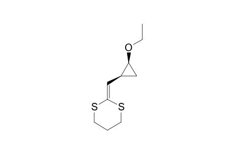 1-(1,3-Dithian-2-ylidene)-2-ethoxycyclopropane