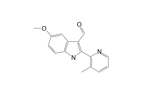 5-methoxy-2-(3-methylpyridin-2-yl)-1H-indole-3-carbaldehyde