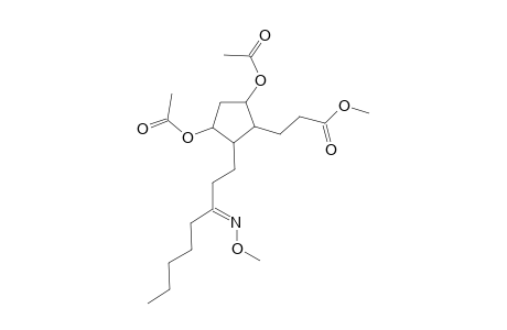 3-[3,5-diacetoxy-2-[(3E)-3-methyloximinooctyl]cyclopentyl]propionic acid methyl ester