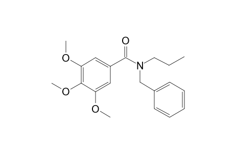 Benzamide, 3,4,5-trimethoxy-N-benzyl-N-propyl-