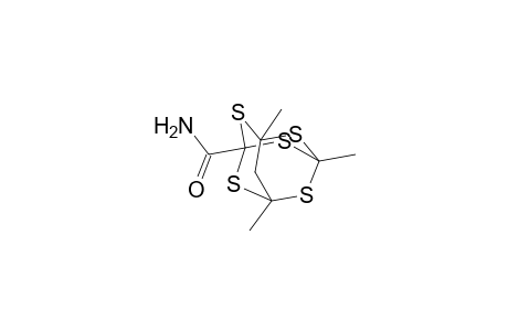 2,4,6,8,9-Pentathiatricyclo[3.3.1.1(3,7)]decane-1-carboxamide, 3,5,7-trimethyl-