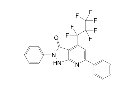 4-(Perfluoropropyl)-2,6-diphenyl-1H-pyrazolo[3,4-b]pyridin-3(2H)-one