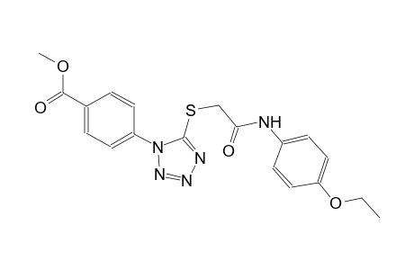 methyl 4-(5-{[2-(4-ethoxyanilino)-2-oxoethyl]sulfanyl}-1H-tetraazol-1-yl)benzoate