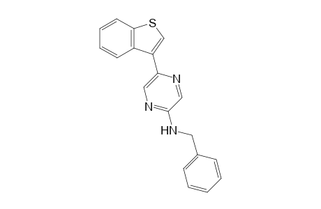 N-Benzyl-N-[5-(1-benzothiophen-3-yl)pyrazin-2-yl]amine