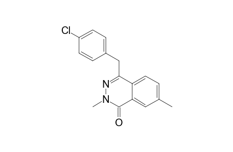 4-(4-CHLOROBENZYL)-2,7-DIMETHYL-PHTHALAZIN-1(2H)-ONE