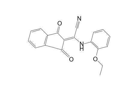1,3-dioxo-alpha-(o-phenetidino)-delta square,alpha-indanacetonitrile