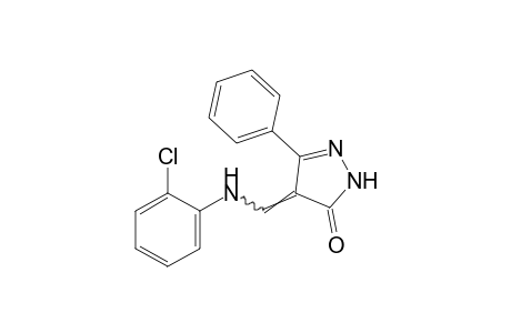 4-[(o-chloroanilino)methylene]-3-phenyl-2-pyrazolin-5-one