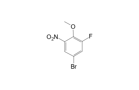 4-Bromo-2-fluoro-6-nitroanisole