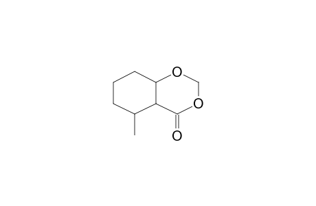 4H-1,3-Benzodioxin-4-one, hexahydro-5-methyl-, [4as-(4a.alpha.,5.beta.,8a.beta.)]-