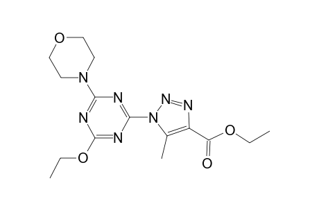 1-(4-Ethoxy-6-morpholino-s-triazin-2-yl)-5-methyl-triazole-4-carboxylic acid ethyl ester