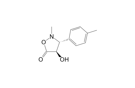 (3R,4R)-4-Hydroxy-2-methyl-3-p-tolyl-isoxazolidin-5-one