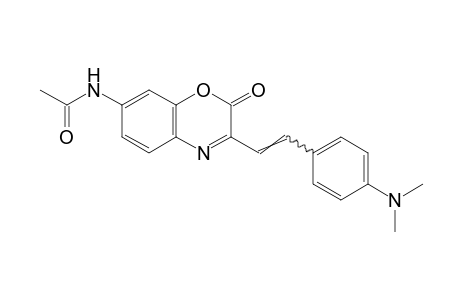 N-{3-[p-(dimethylamino)styryl]-2-oxo-2H-1,4-benzoxazin-7-yl}acetamide