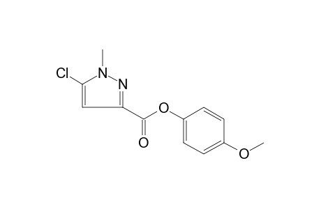 5-chloro-1-methylpyrazole-3-carboxylic acid, p-methoxyphenyl ester