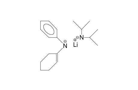 (Cyclohexen-1-yl-phenyl-amino)-(diisopropylamino) lithium