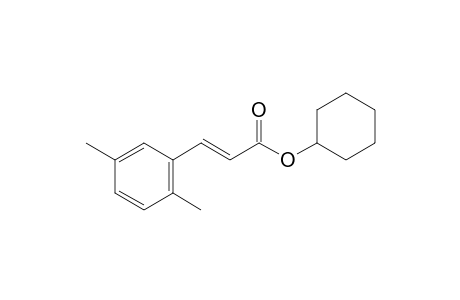 (E)-Cyclohexyl 3-(2,5-dimethylphenyl)acrylate