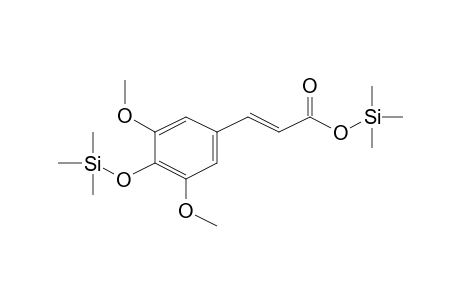 Cinnamic acid, 3,5-dimethoxy-4-(trimethylsiloxy)-, trimethylsilyl ester
