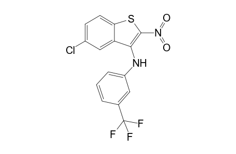 5-Chloro-2-nitro-N-[3-(trifluoromethyl)phenyl]benzo[b]thiophene-3-amine