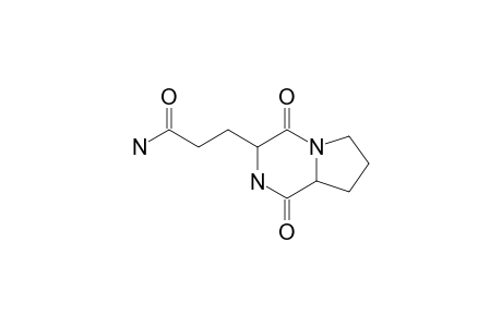 3-(1,4-Diketo-2,3,6,7,8,8A-hexahydropyrrolo[1,2-D]pyrazin-3-yl)propionamide