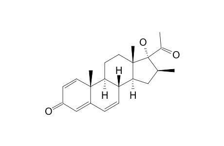 17-ALPHA-HYDROXY-16-BETA-METHYL-PREGNA-1,4,6-TRIENE-3,20-DIONE