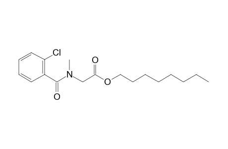 Sarcosine, N-(2-chlorobenzoyl)-, octyl ester