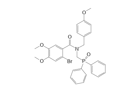 N-[(DIPHENYLPHOSPHINYL)-METHYL]-N-[(4-METHOXYPHENYL)-METHYL]-2-BROMO-4,5-DIMETHOXYBENZAMIDE