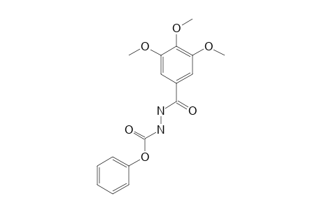 3,4,5-trimethoxybenzoic acid, 2-carboxyhydrazide, phenyl ester