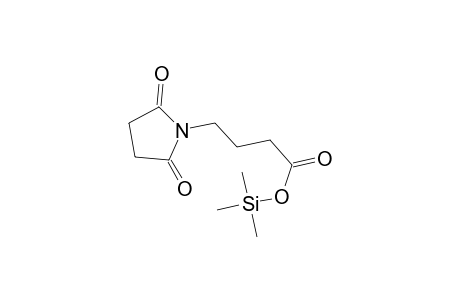 4-(2,5-Dioxo-1-pyrrolidinyl)butanoic acid, tms derivative