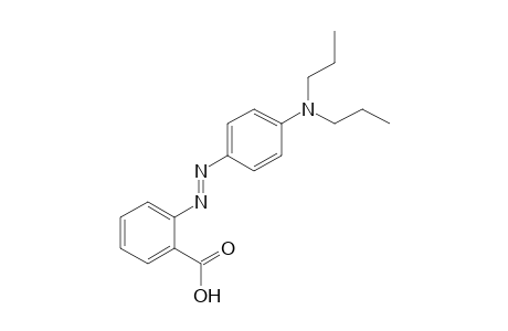 o-{[p-(dipropylamino)phenyl]azo}benzoic acid