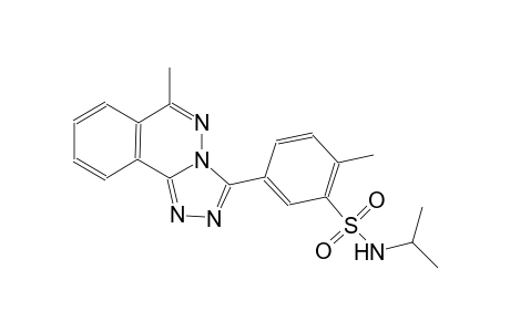 N-isopropyl-2-methyl-5-(6-methyl[1,2,4]triazolo[3,4-a]phthalazin-3-yl)benzenesulfonamide