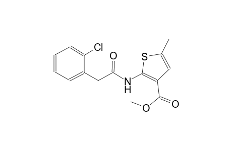 methyl 2-{[(2-chlorophenyl)acetyl]amino}-5-methyl-3-thiophenecarboxylate