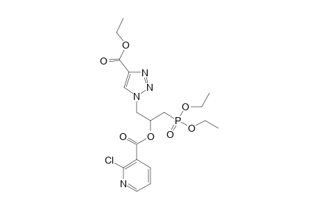 1-(DIETHOXYPHOSPHORYL)-3-(4-(ETHOXYCARBONYL)-1H-1,2,3-TRIAZOL-1-YL)-PROPAN-2-YL-2-CHLORONICOTINATE