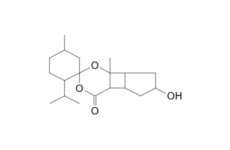 Spiro[3,5-dioxatricyclo[6.3.0.0(2,7)]undecan-6-one-4,2'-cyclohexane], 10-hydroxy-1'-isopropyl-2,4'-dimethyl-