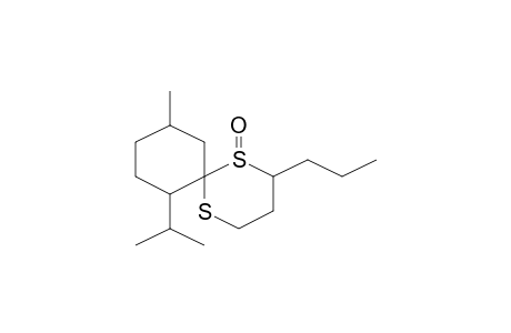 7-Isopropyl-10-methyl-2-propyl-1,5-dithia-spiro[5.5]undecane 1-oxide