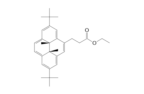 ETHYL-3-[4'-(2',7'-DI-TERT.-BUTYL-TRANS-10'B,10'C-DIMETHYL-10'B,10'C-DIHYDROPYRENYL)]-PROPANOATE