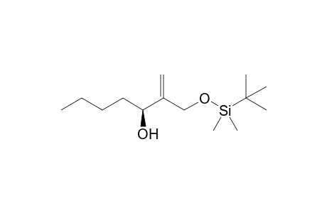 (S)-2-exo-Methylene-1-tert-butyldimethylsilylheptan-3-ol