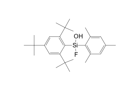 Fluoromesityl(2,4,6-tri-tert-butylphenyl)silanol