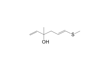 3-Methyl-6-(methylthio)hexa-1,5-dien-3-ol