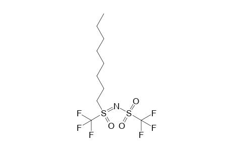 N-Trifluoromethylsulfonyl-S-trifluoromethyl-S-octylsulfoximine