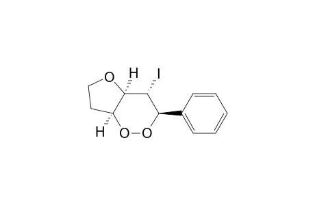 (+-)-(3R,4S,4aR,7aS)-4-Iodo-3-phenyl-hexahydro-furo[3,2-c][1,2]dioxine