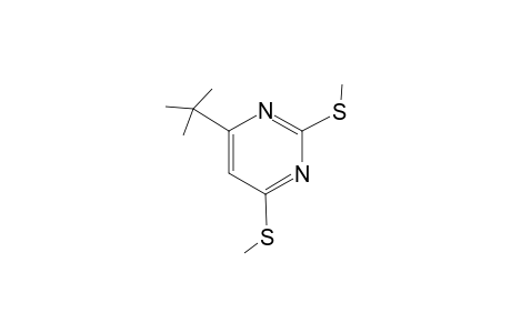 4-tert-Butyl-2,6-bis(methylsulfanyl)pyrimidine