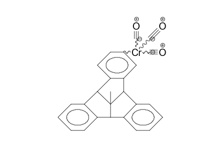 10-Methyl-tribenzotriquinacene-syn-chromium tricarbonyl complex