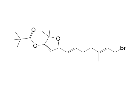 5-[(E,E)-7-Bromo-1,5-dimethylhepta-1,5-dienyl]-2,2-dimethyl-3-pivaloyloxy-2,5-dihydrofuran