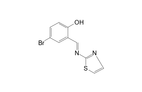 4-bromo-2-(N-2-thiazolylformimidoyl)phenol