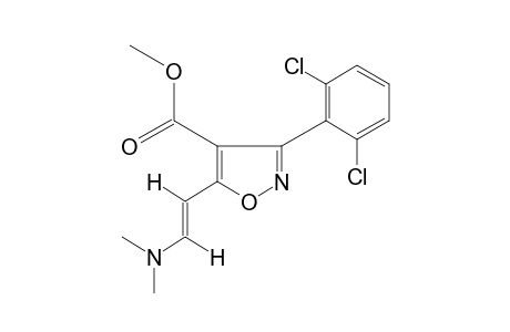 trans-3-(2,6-DICHLOROPHENYL)-5-[2-(DIMETHYLAMINO)VINYL]-4-ISOXAZOLECARBOXYLIC ACID, METHYL ESTER