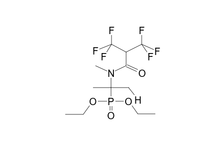 O,O-DIETHYL-2-(N-ALPHA-HYDROHEXAFLUOROISOBUTYRYL-N-METHYLAMINO)PROP-2-YLPHOSPHONATE