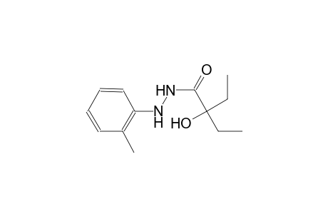 2-Ethyl-2-hydroxy-N'-(2-methylphenyl)butanehydrazide