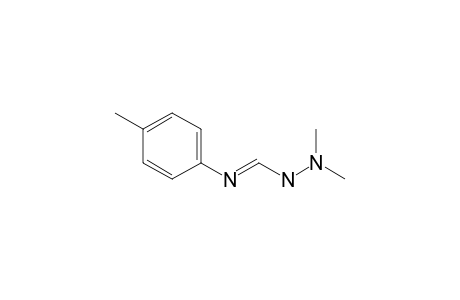 Methanimidic acid, N-(4-methylphenyl)-, 2,2-dimethylhydrazide